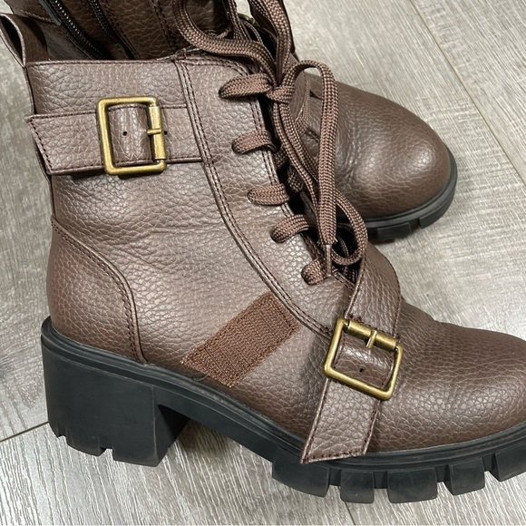 Seychelles Moto Boots Should Size 8.5 Brown - Picture 6 of 10